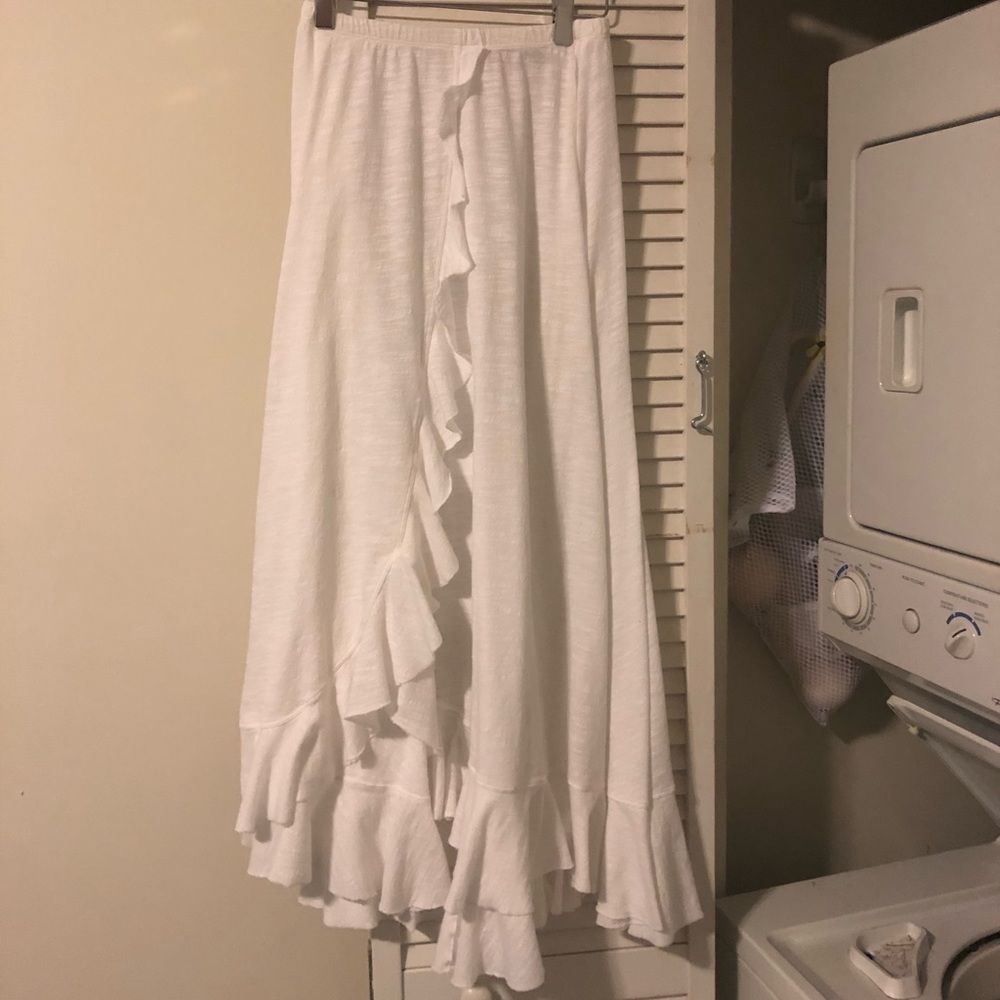 Free People Ruffled Beach Skirt